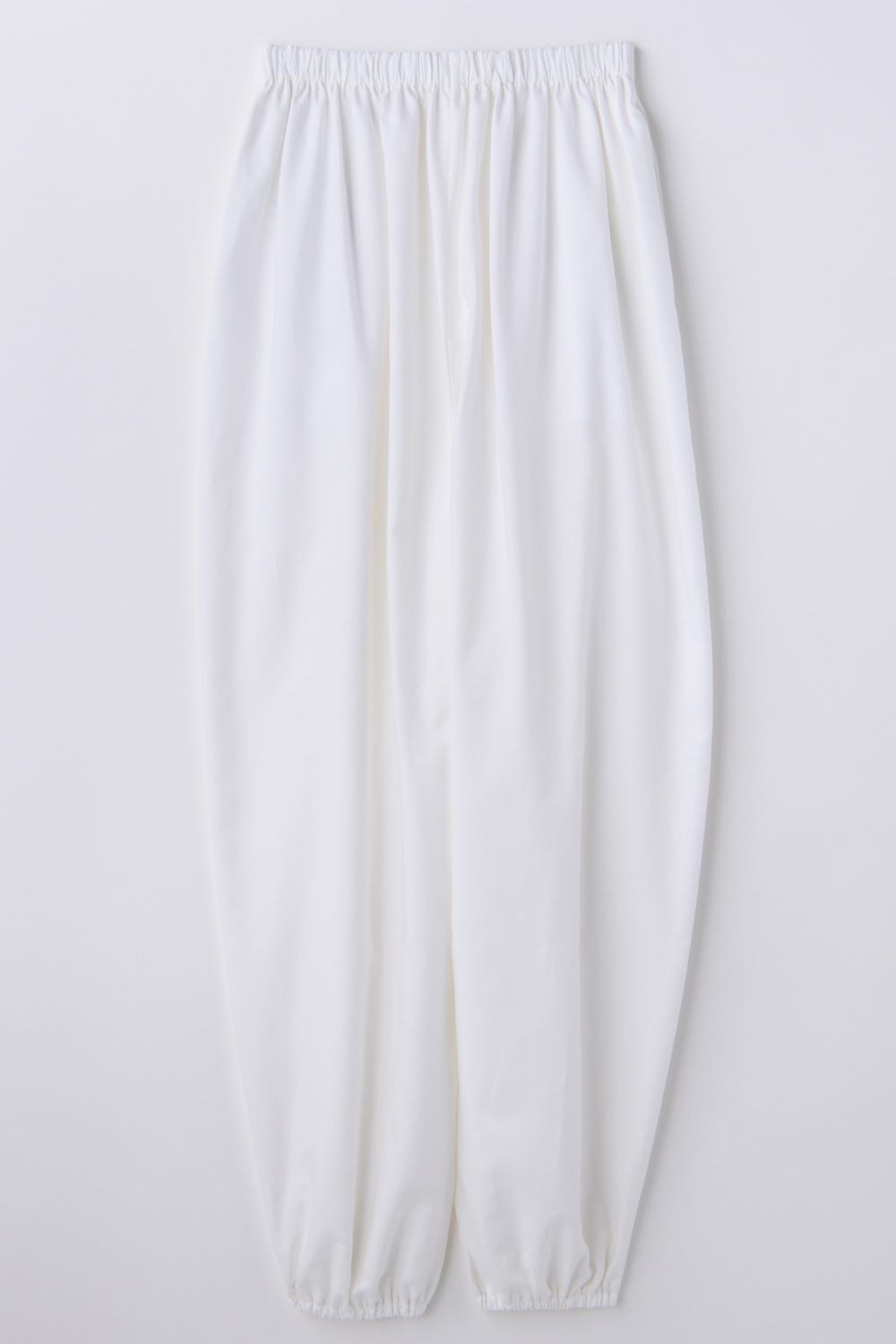 WIDE EGG-PANTS WHT 36