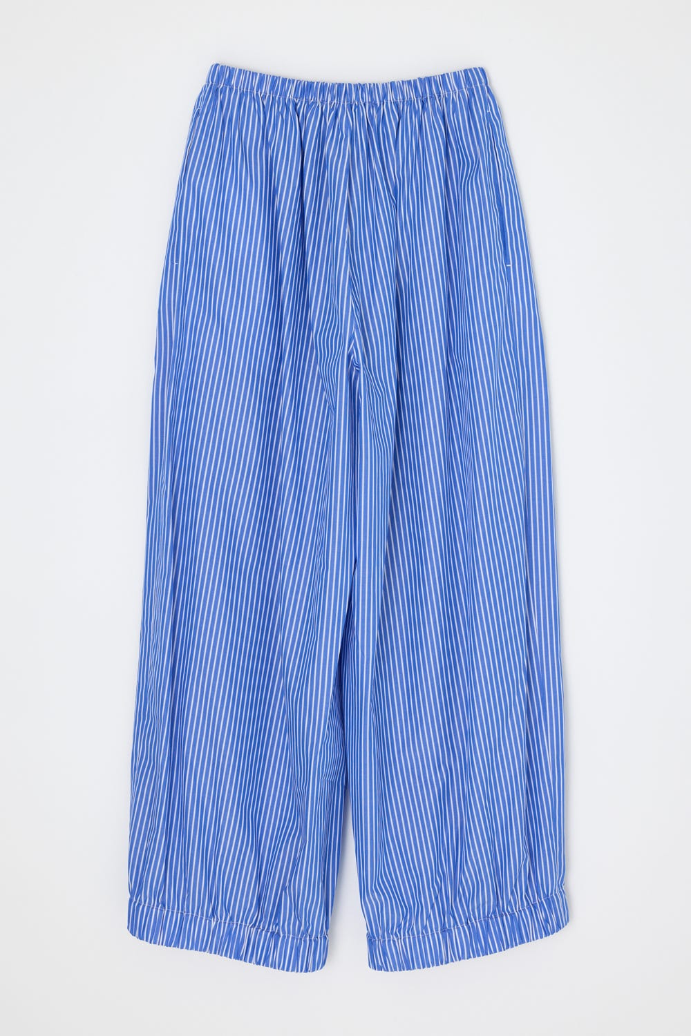 RELAX ELASTIC-HEM PANTS BLU 36