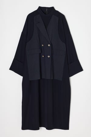 VEST LAYERED LIKE DRESS