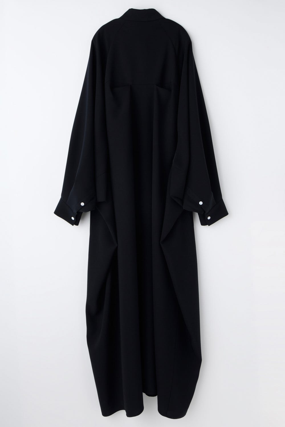 CIRCLE TUCK DRESS D/NVY 38