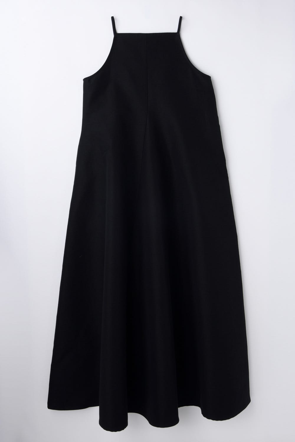 A-LINE MAXI-LENGTH DRESS BLK 38