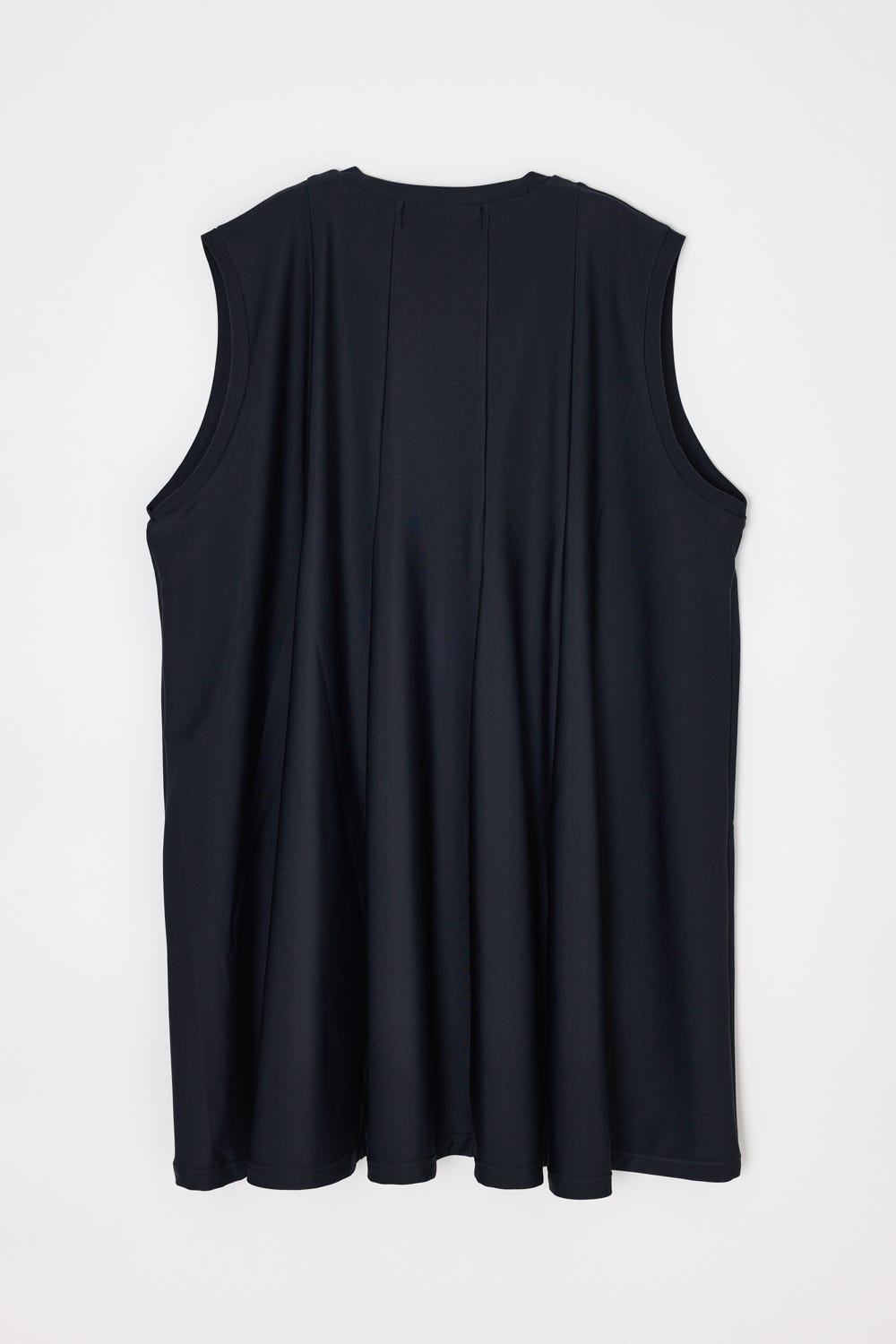 PANEL DRAPE TANK-TOP BLK 38