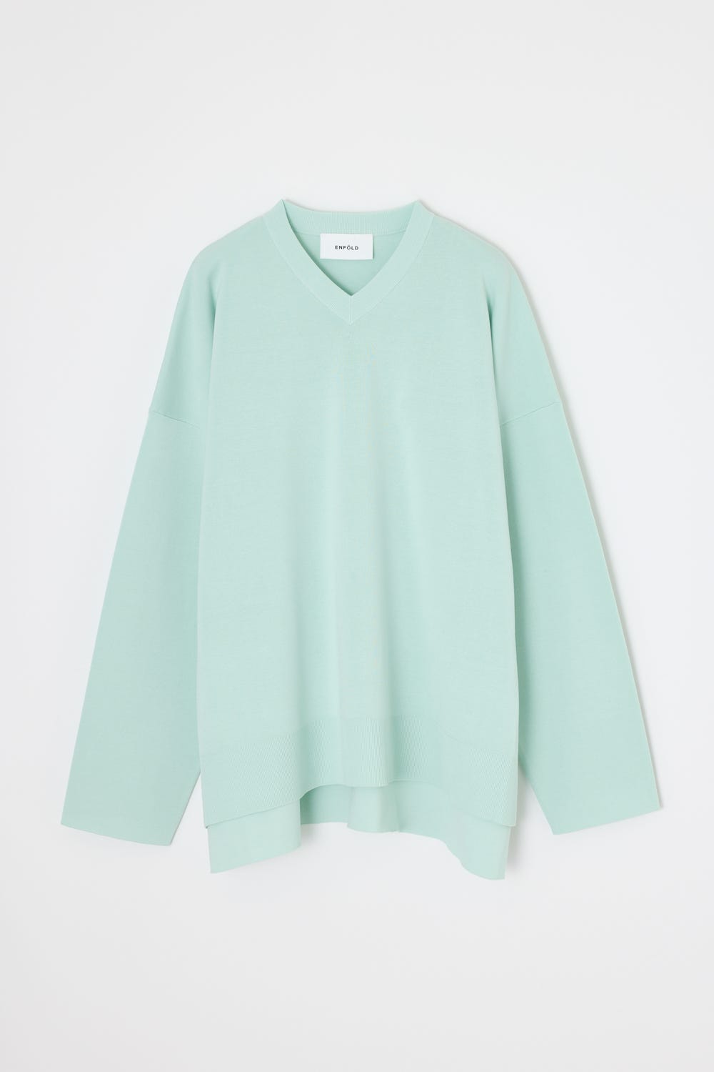 V-NECK PULLOVER L/MINT 38