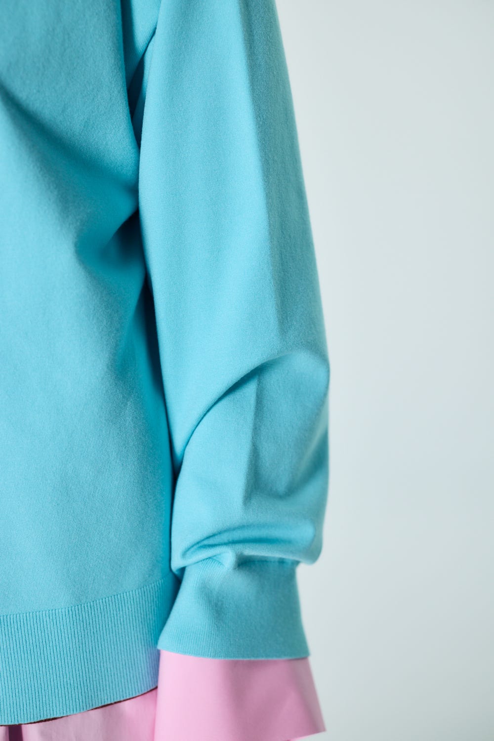 CLASSIC LAYERED PULLOVER L/BLU 38