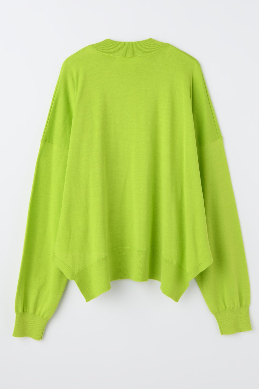 HIGH-NECK CARDIGAN L/GRN 38