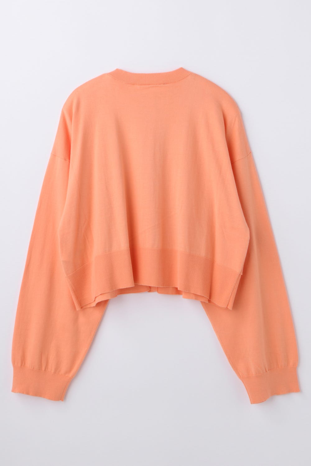 LAYERED-LIKE-HEM CARDIGAN L/ORG 38