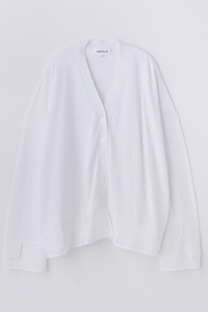♯05 エンフォルド ロゴ入りボタン ミックスグレー カーディガン 期間限定販売 ♯05 エンフォルド ロゴ入りボタン ミックスグレー カーディガン 期間