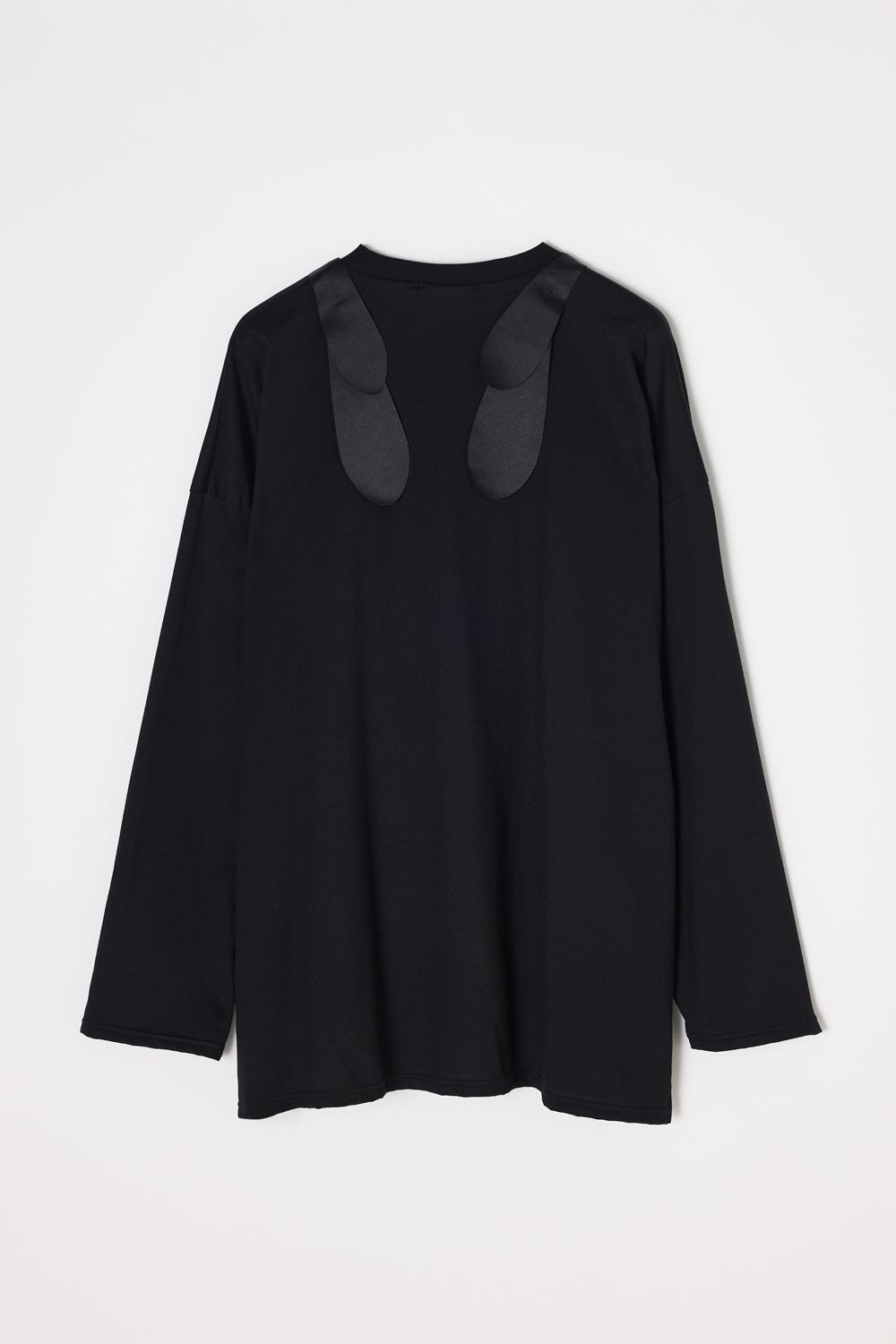 CUTLERY MOTIF LONG-SLEEVE T-SHIRT BLK 38