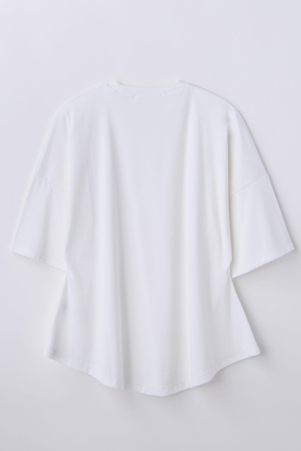 PEPLUM LOOSE T-SHIRT WHT 38