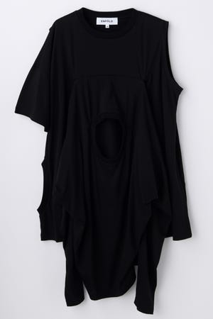 MANY DRAPE T-SHIRT