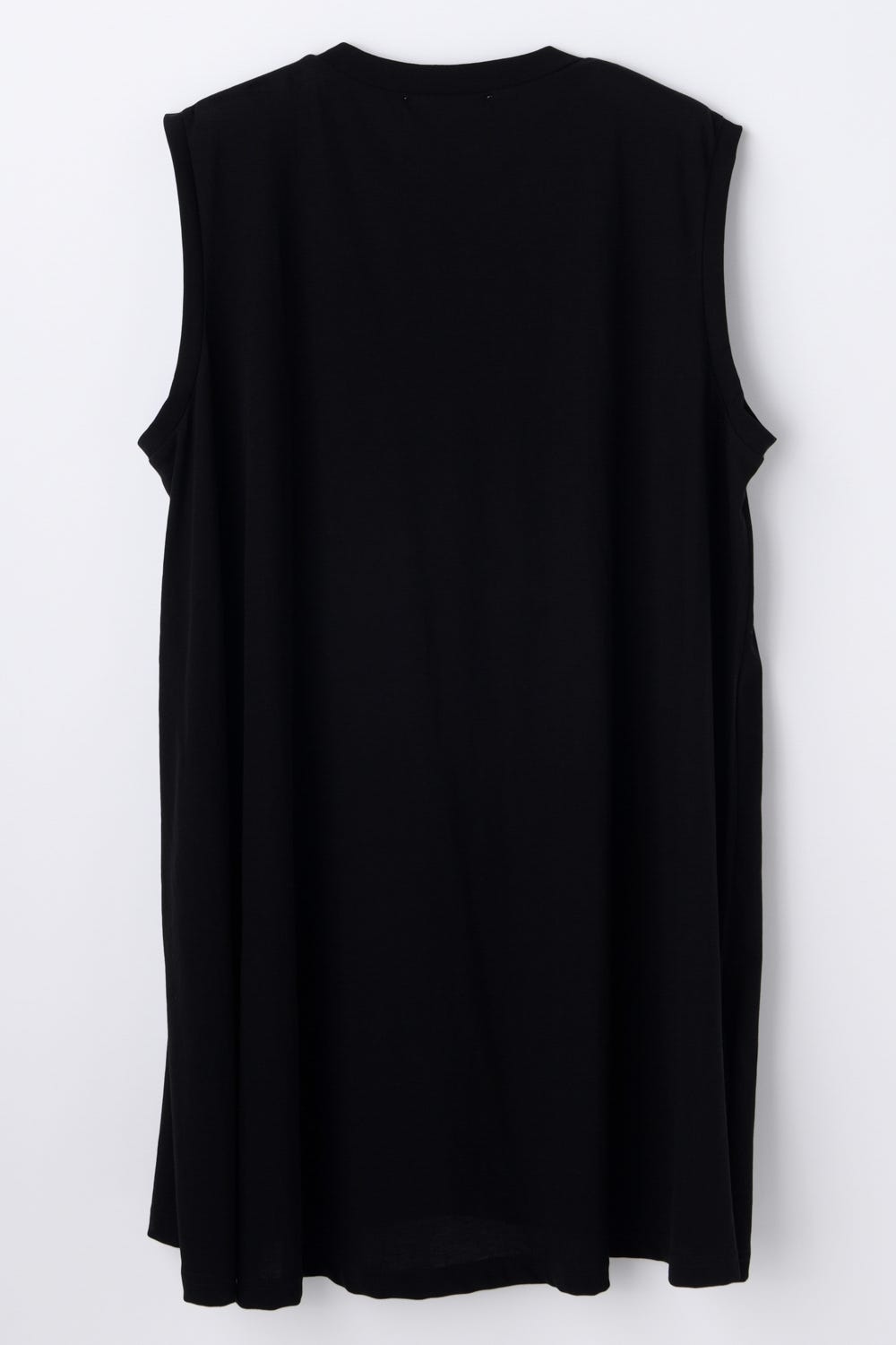 SLIT A-LINE TANK-TOP BLK 38