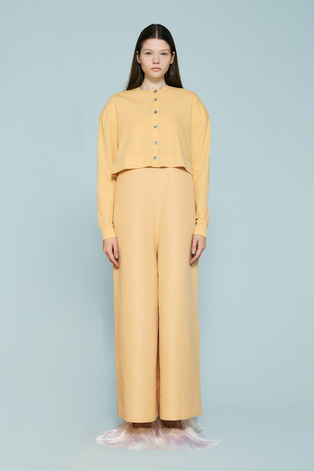 CUT-AND-SEW CARDIGAN L/BEG 38