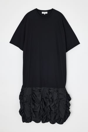 FRILL-HEM DRESS