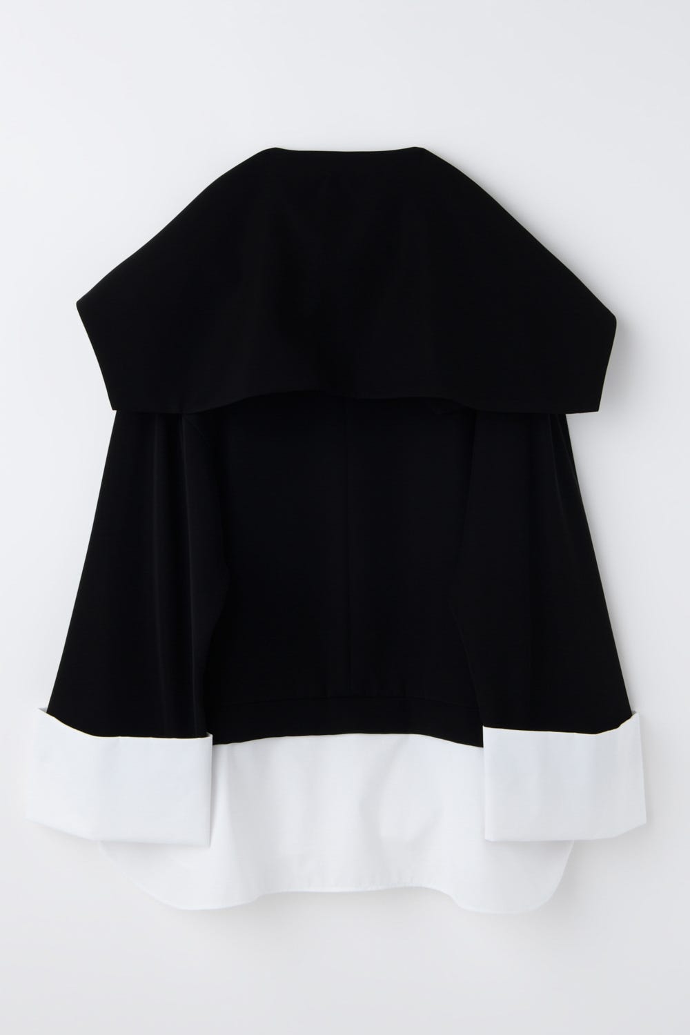 DOUBLE CUFFS BOX PULLOVER BLK 38