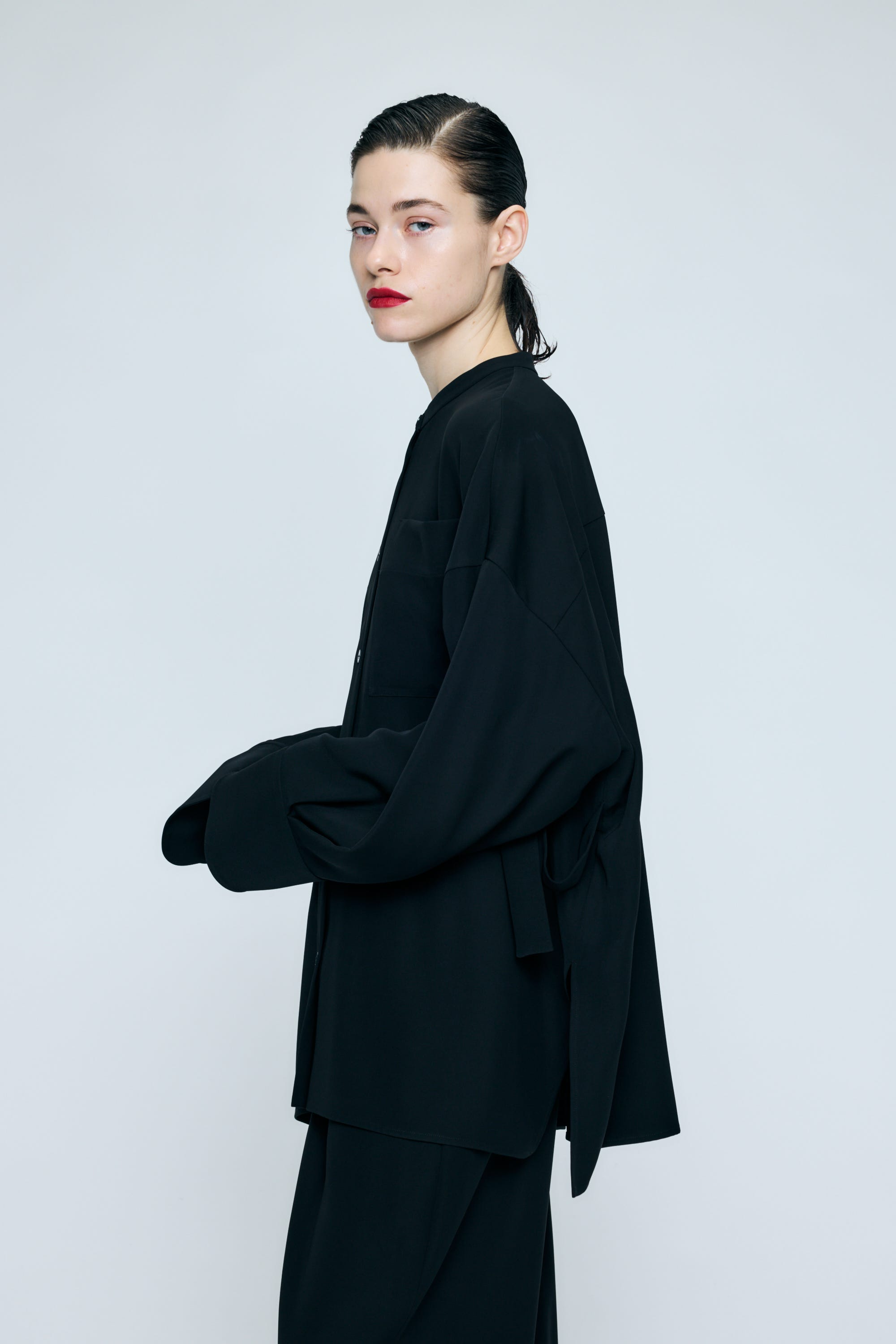 MANY-STYLE OVER SHIRT BLK 38