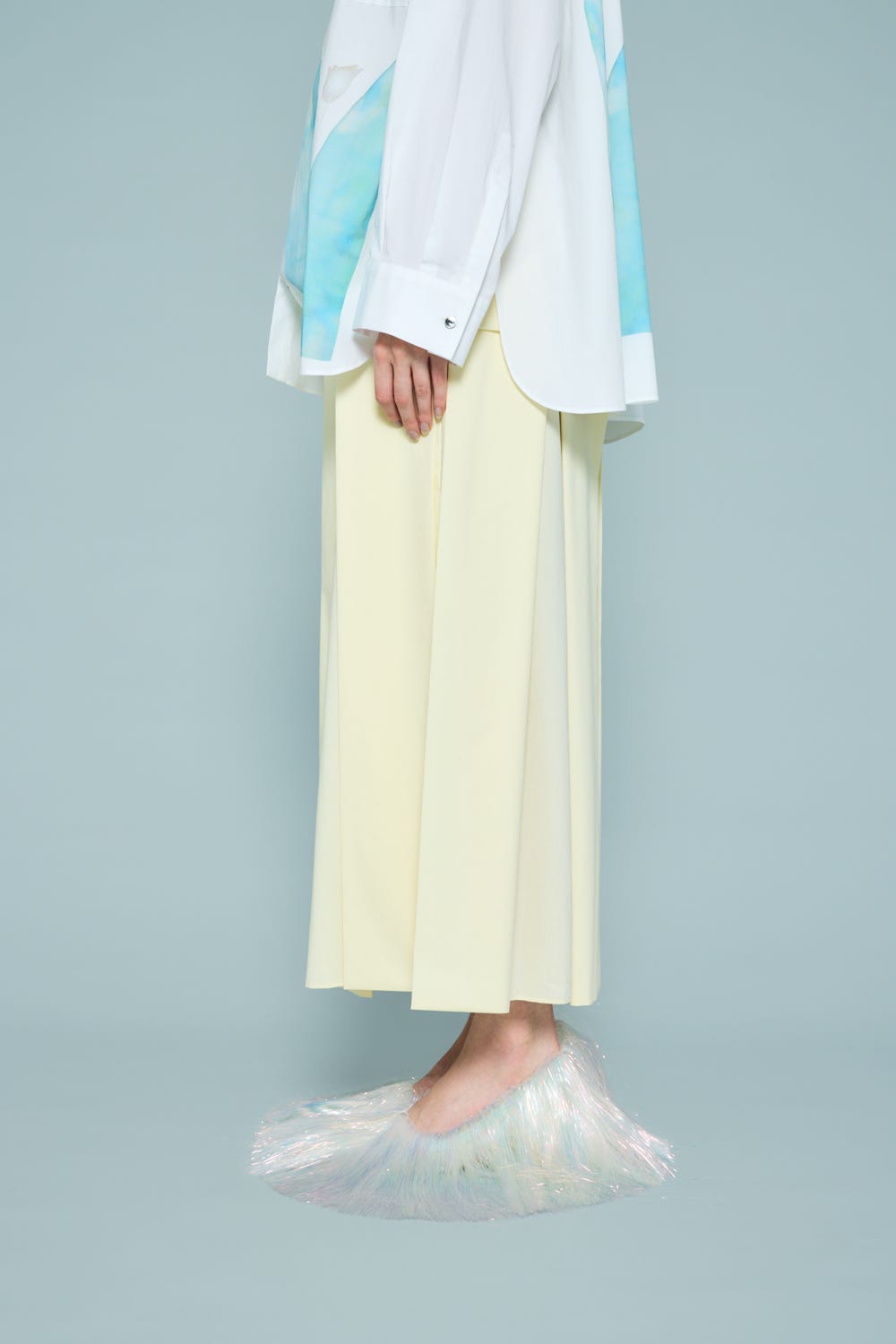 ORIGAMI SKIRT ECRU 36