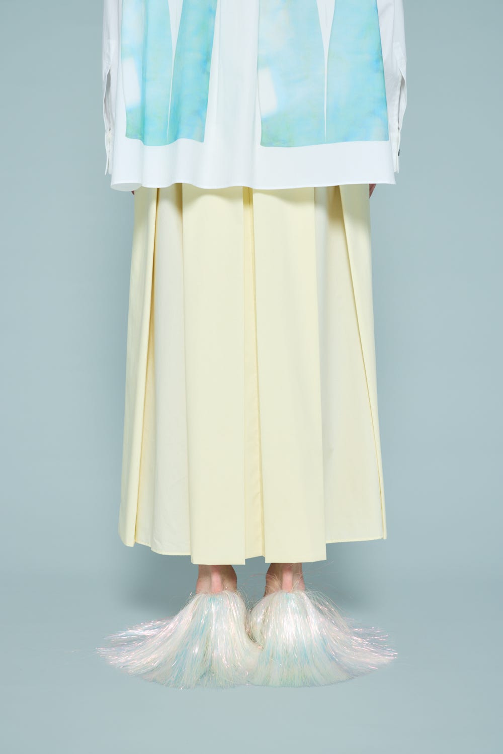 ORIGAMI SKIRT ECRU 36