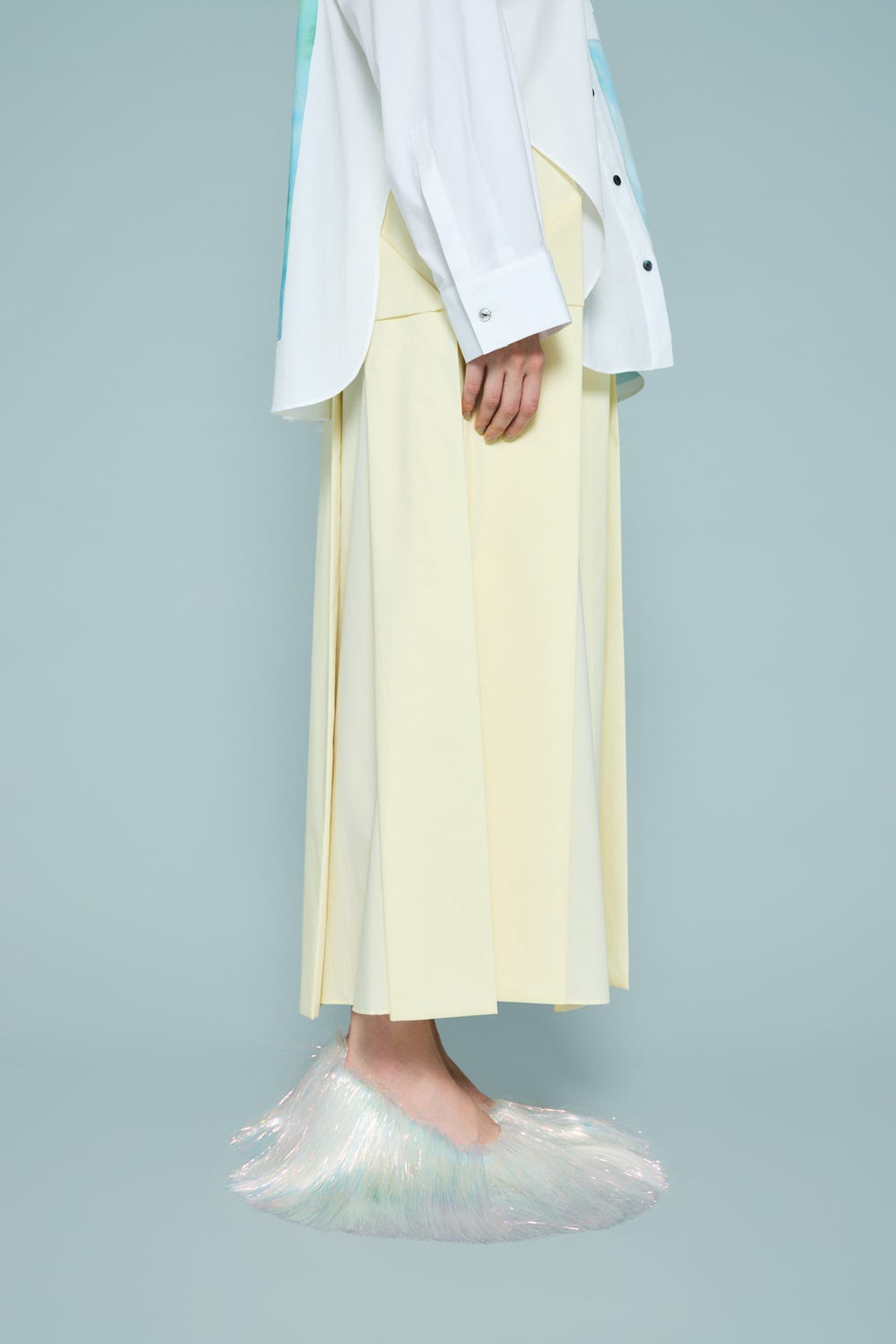 ORIGAMI SKIRT ECRU 36