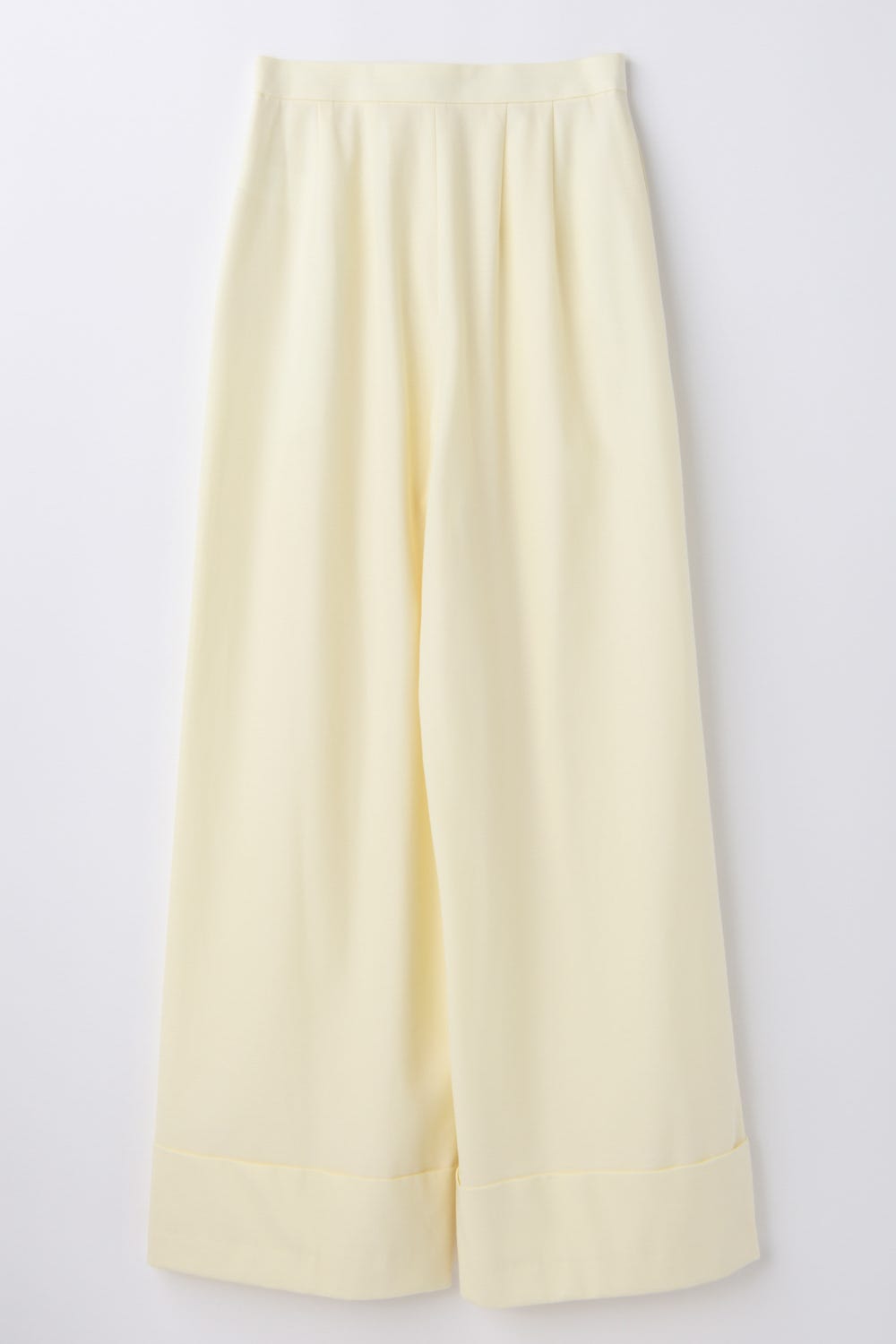 SOLID WIDE TROUSERS ECRU 38