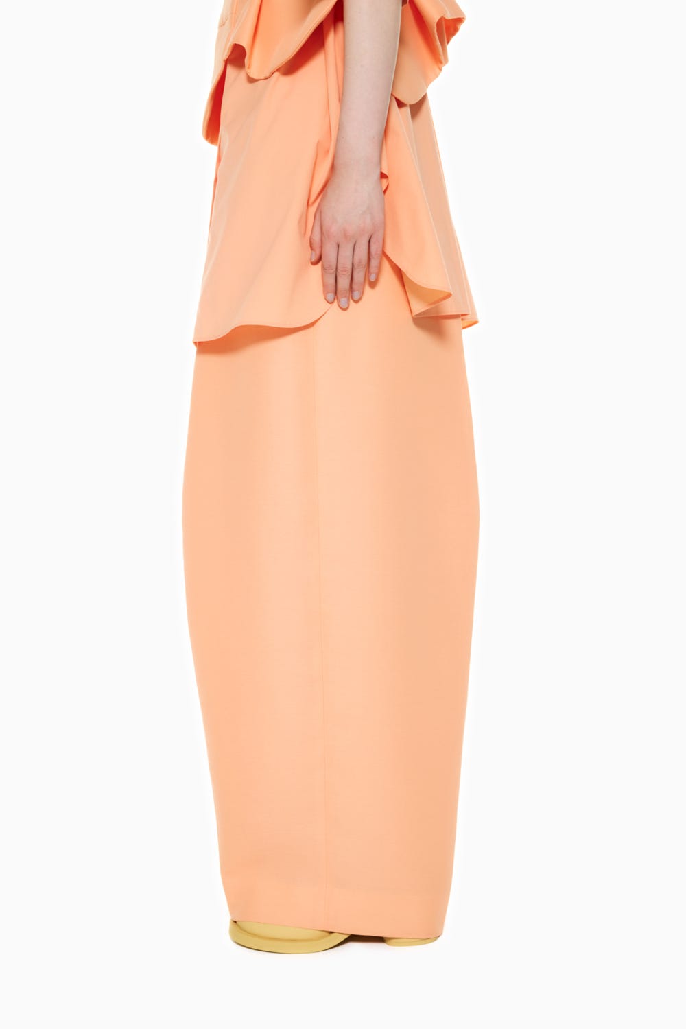 WIDE COCOON TROUSERS L/ORG 36