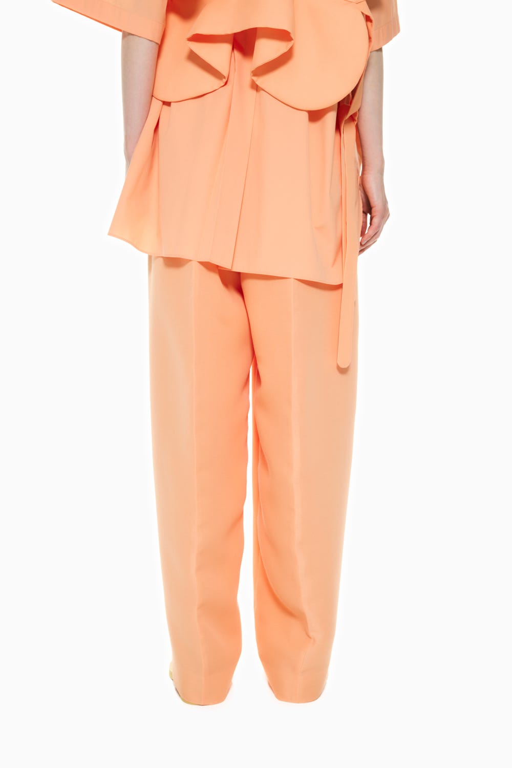 WIDE COCOON TROUSERS L/ORG 36