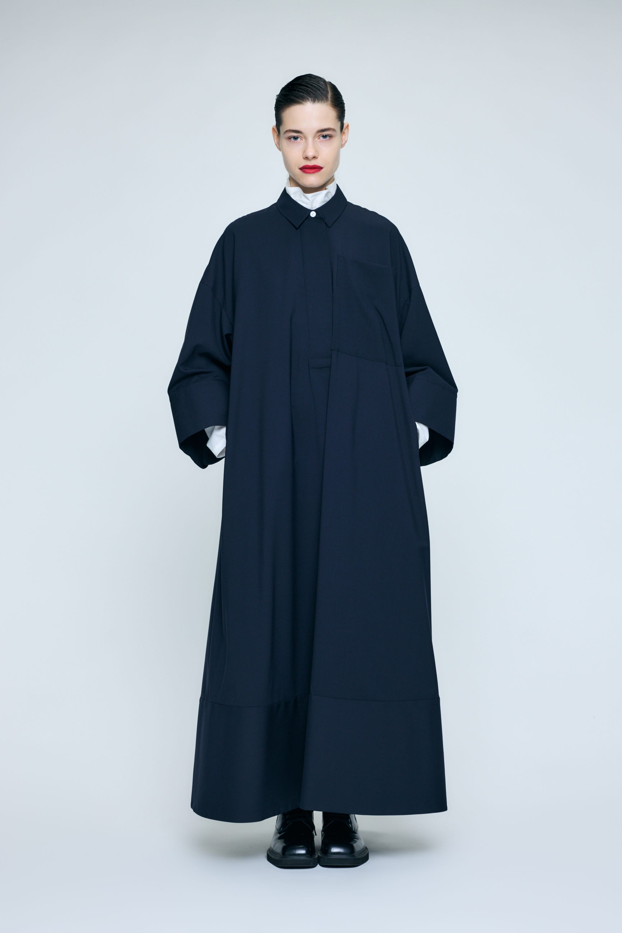 FLARE DRESS D/NVY 36