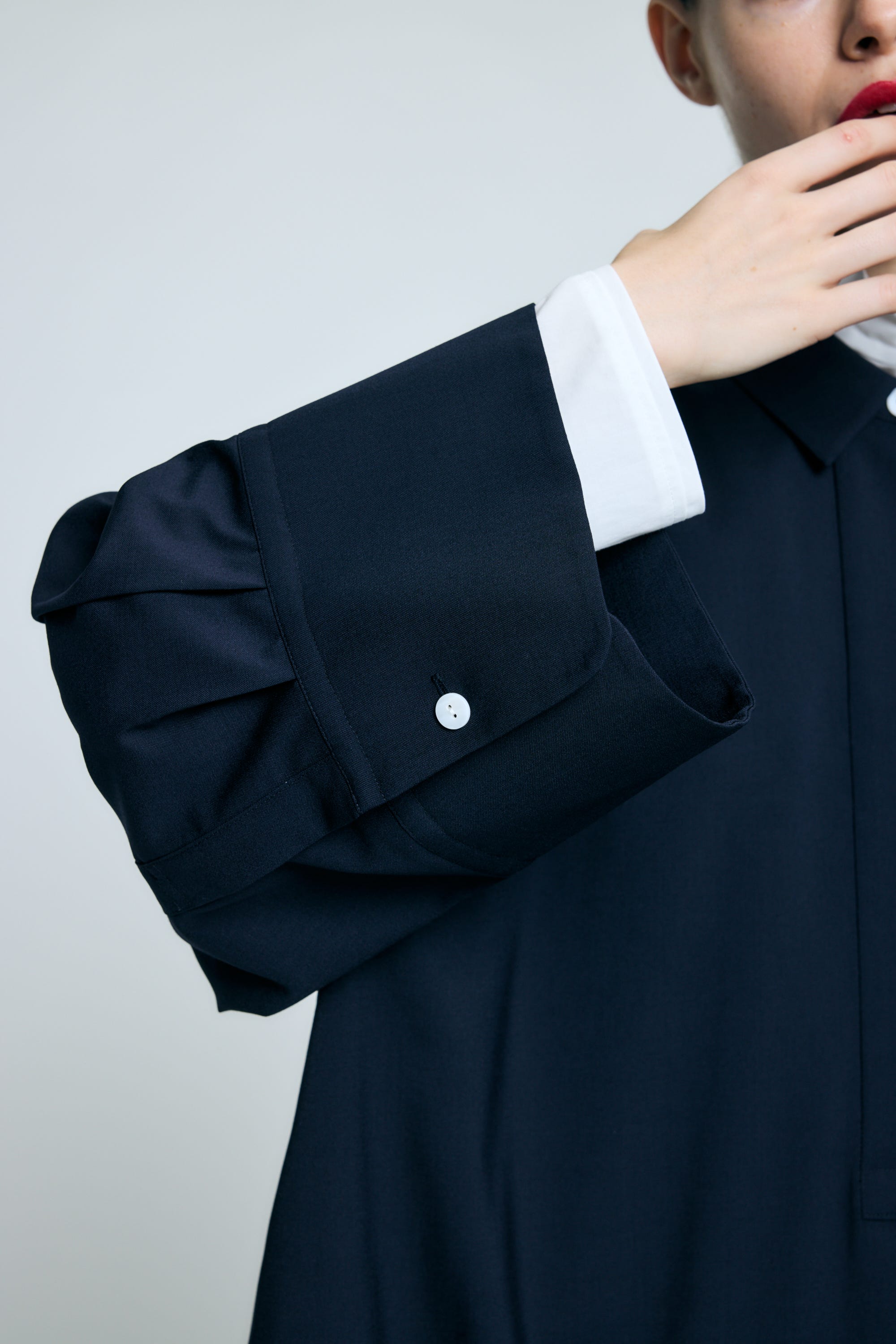 FLARE DRESS D/NVY 36