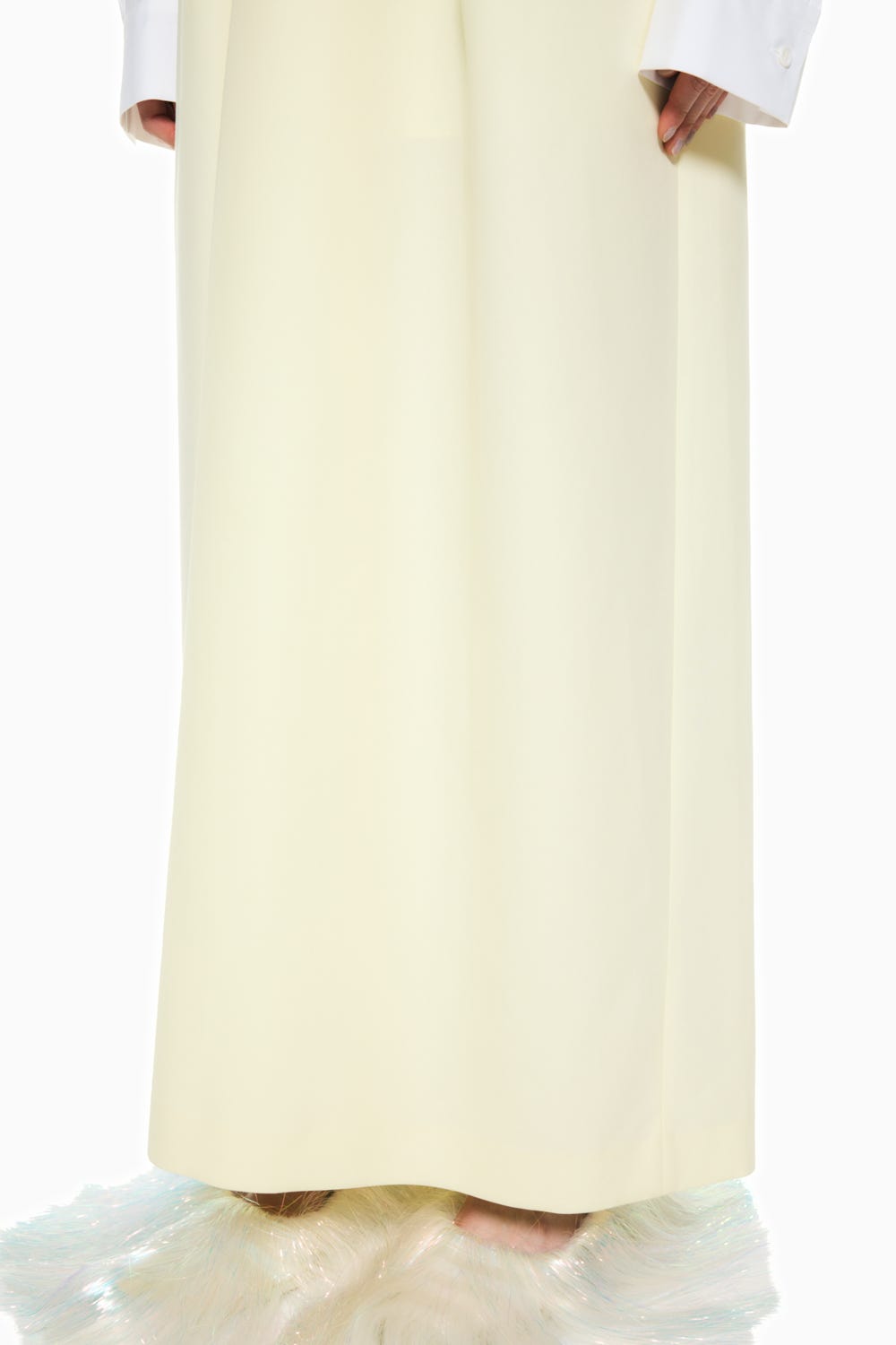 JUMPER DRESS ECRU 38