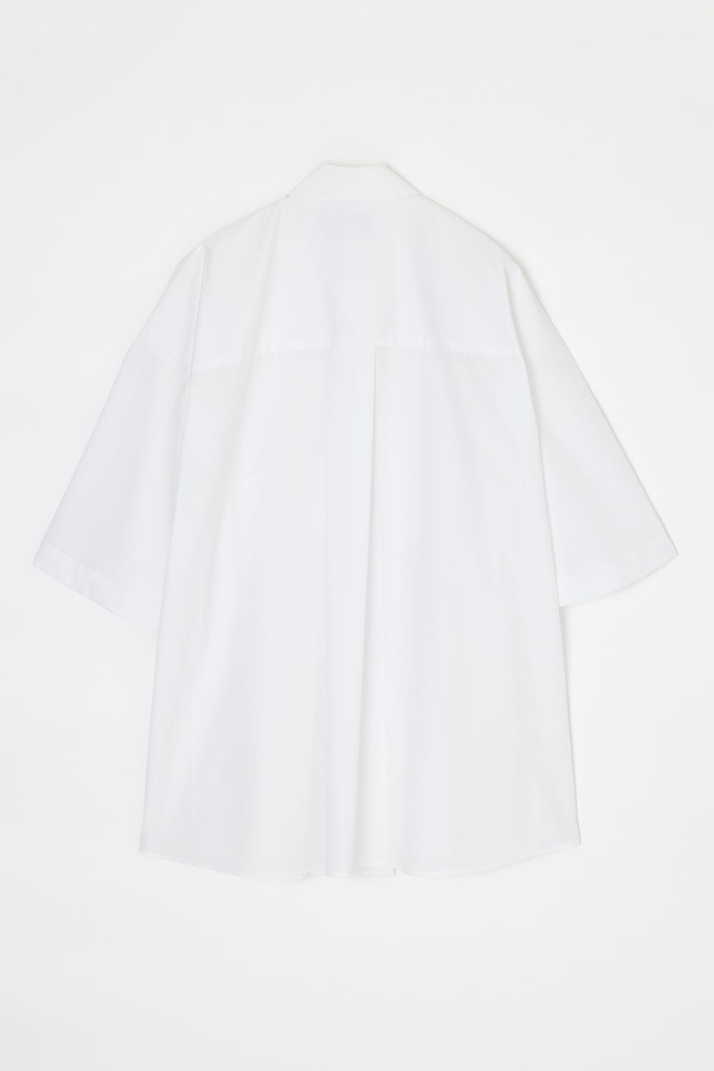 TUCK COLLAGE SHIRT WHT 38