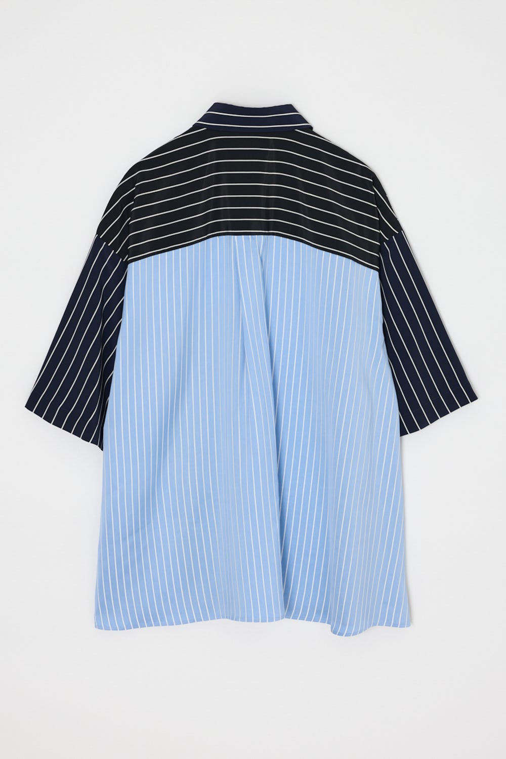 TUCK COLLAGE SHIRT D/NVY 38