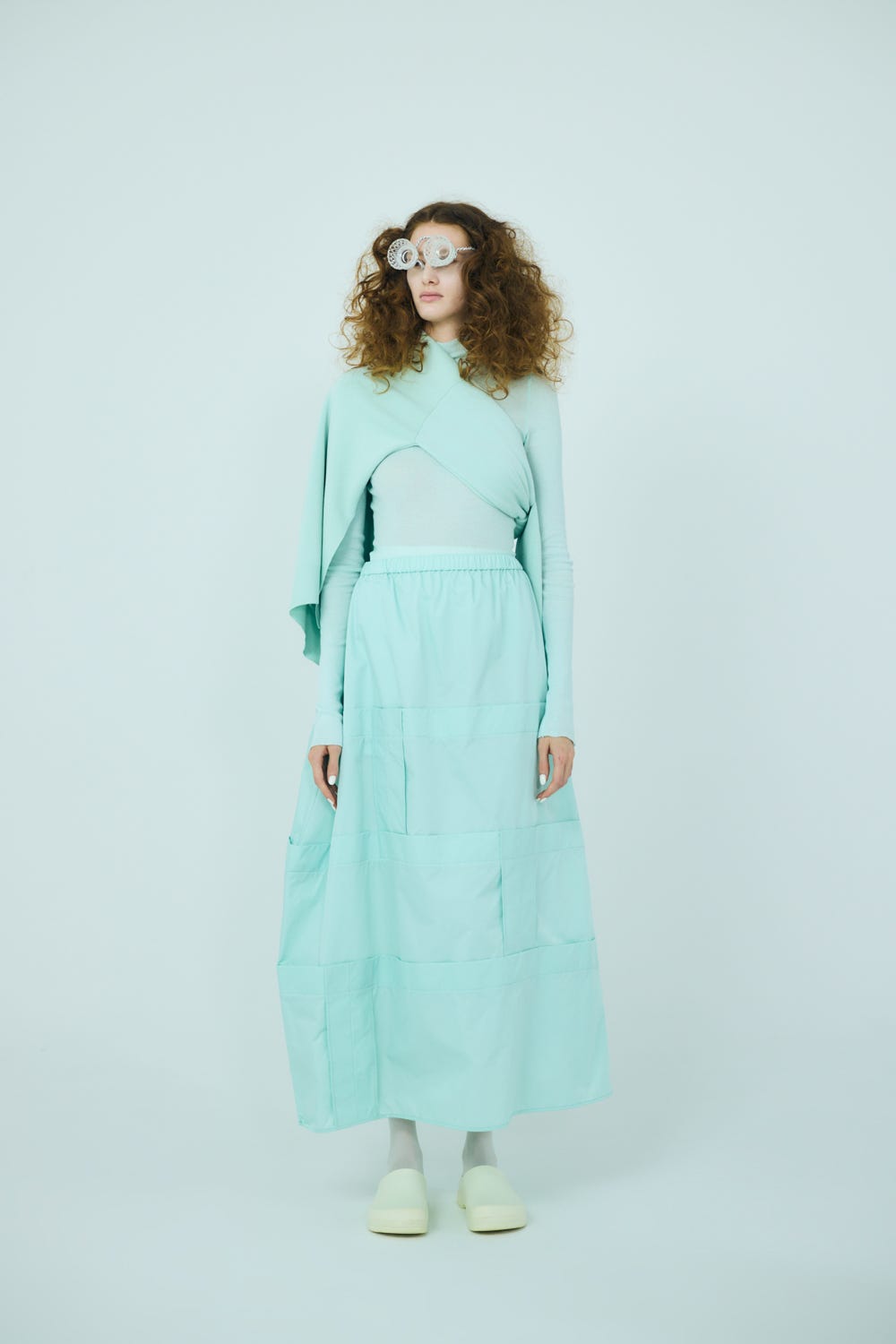 STEP SKIRT L/MINT 36