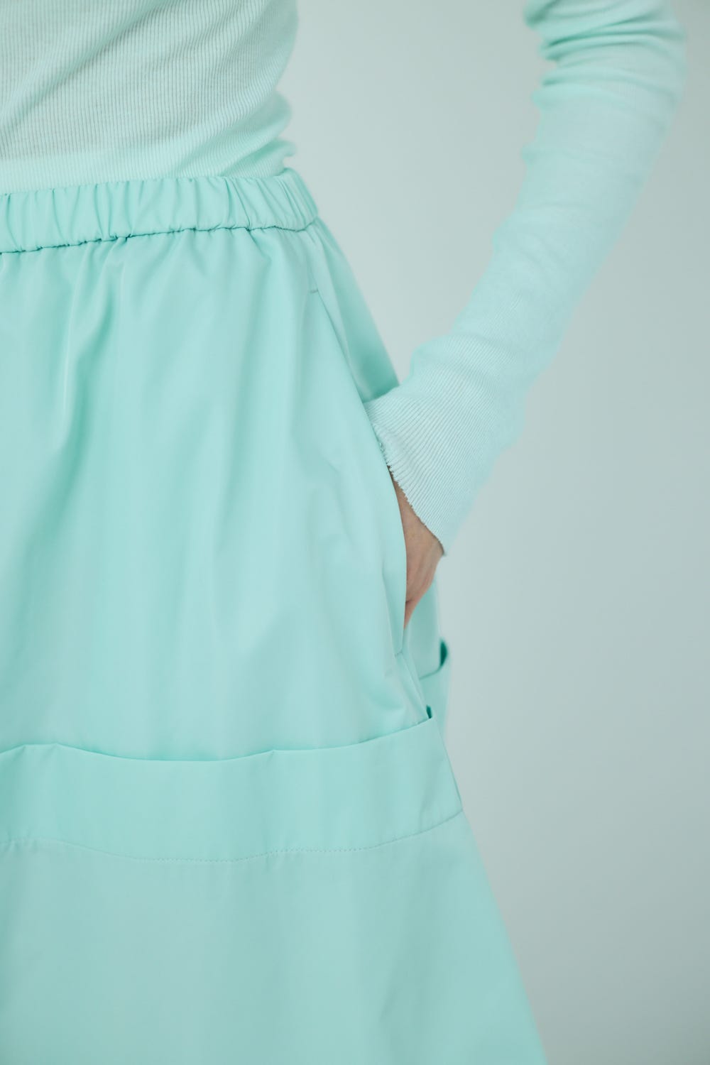 STEP SKIRT L/MINT 36