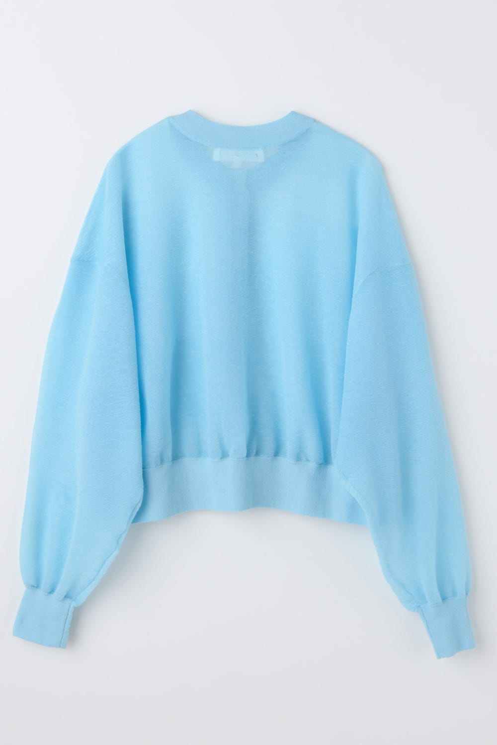 SHEER CARDIGAN L/BLU 38