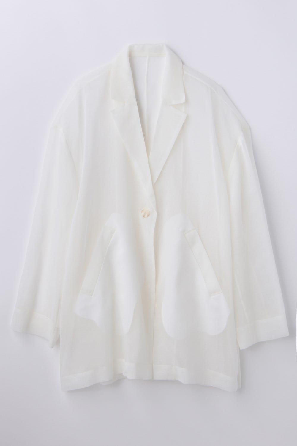 SHERR BIG JACKET WHT 38