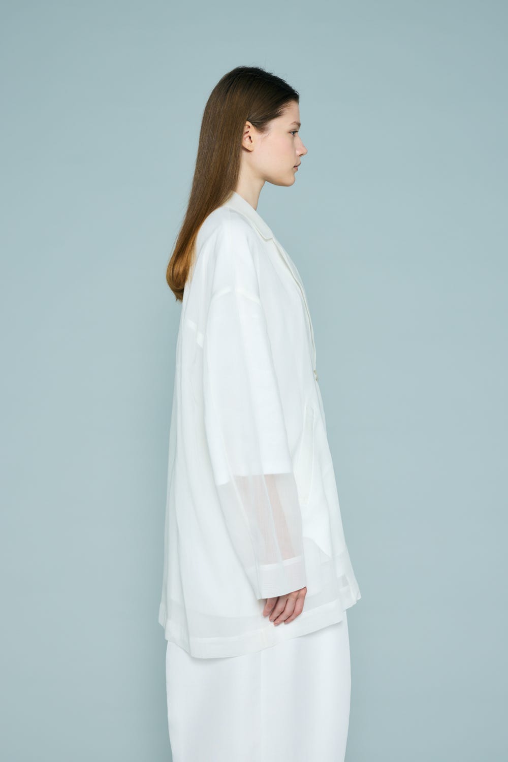 SHERR BIG JACKET WHT 38