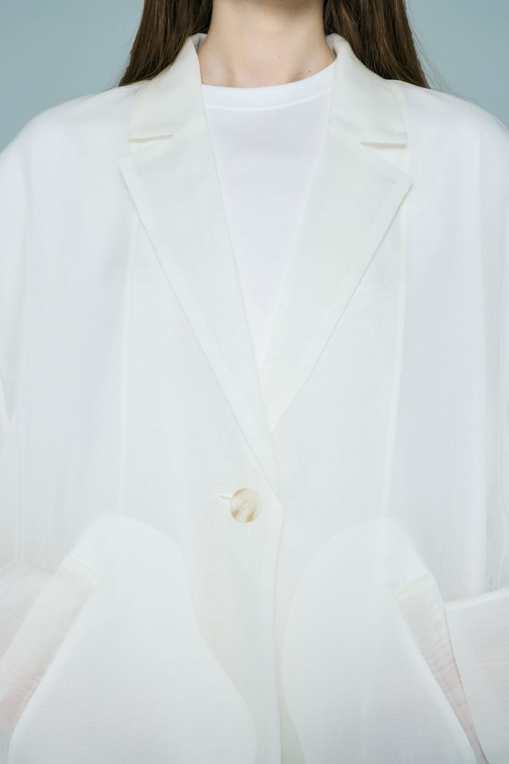 SHERR BIG JACKET WHT 38