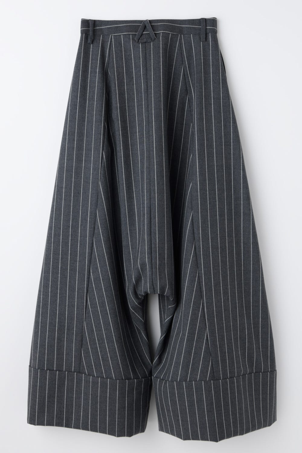 WIDE SAROUEL TROUSERS C.GRY 38