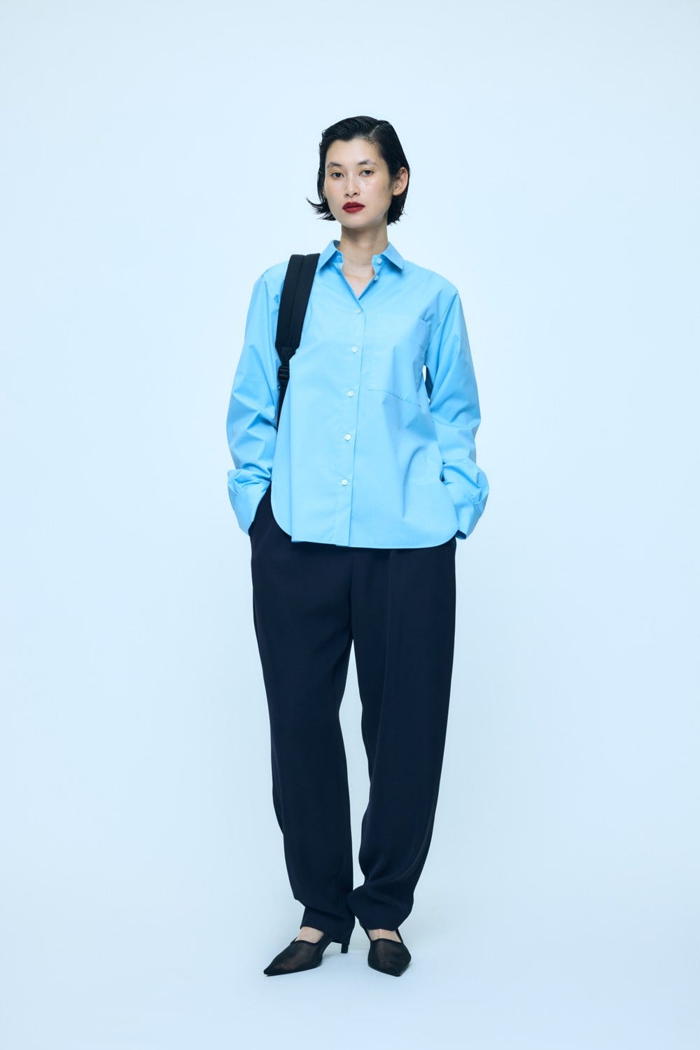 SEMI EASY POD PANTS D/NVY 36