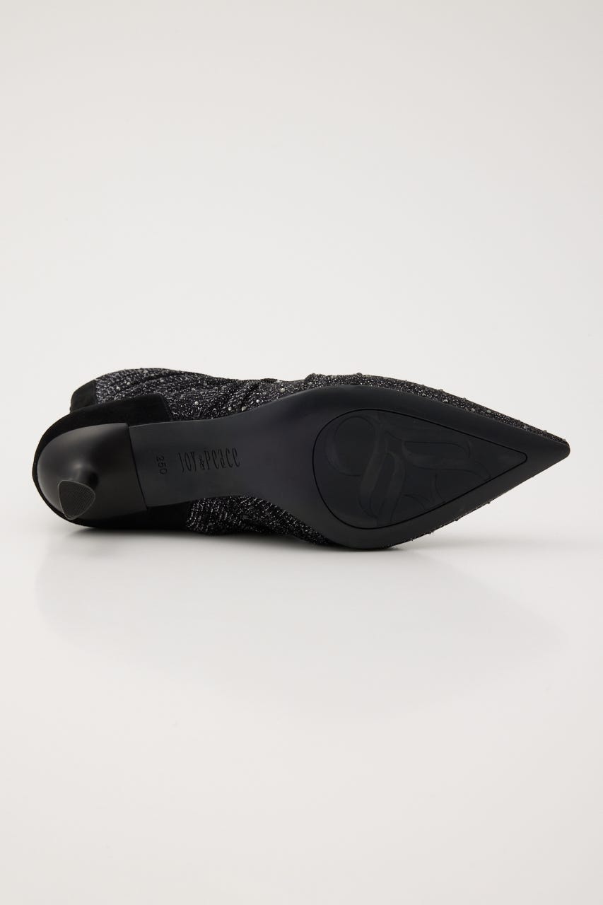 サリーチュールストーンブーティー BLK 24.5cm