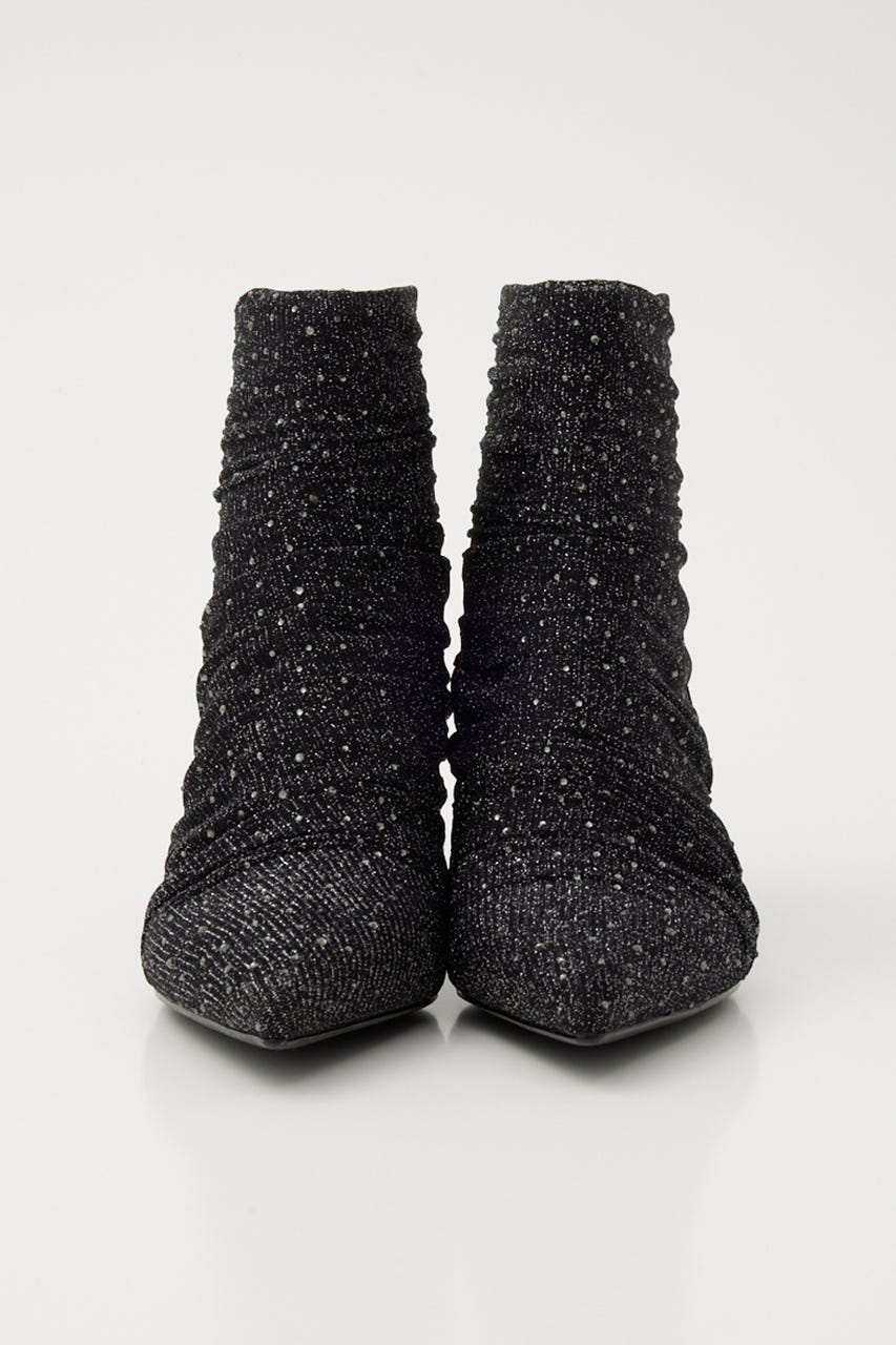 サリーチュールストーンブーティー BLK 24.5cm