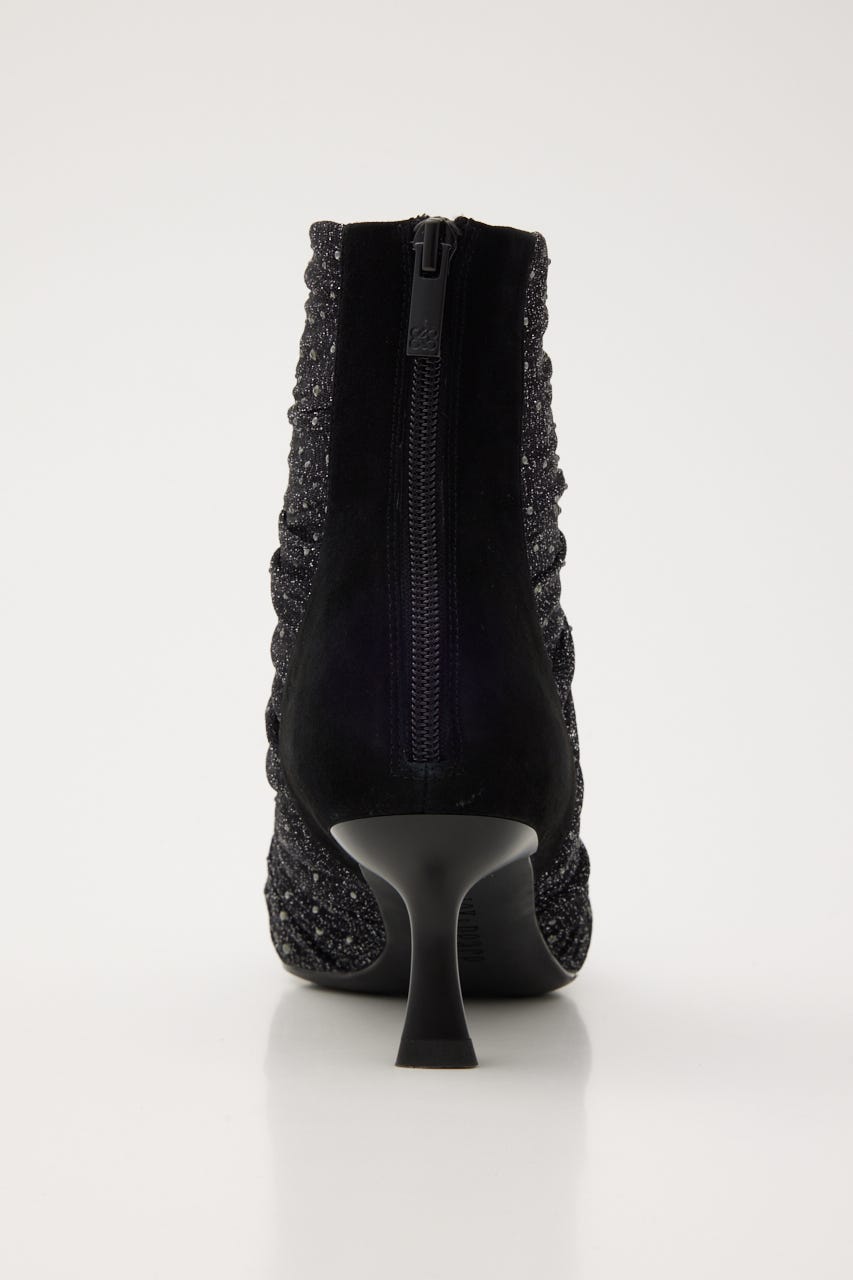 サリーチュールストーンブーティー BLK 24.5cm
