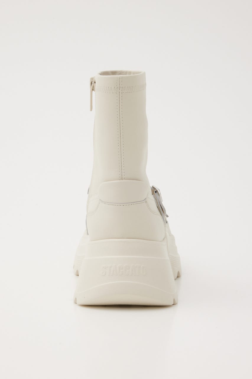 スポーティーベルトコンビブーツ WHT 22.5cm