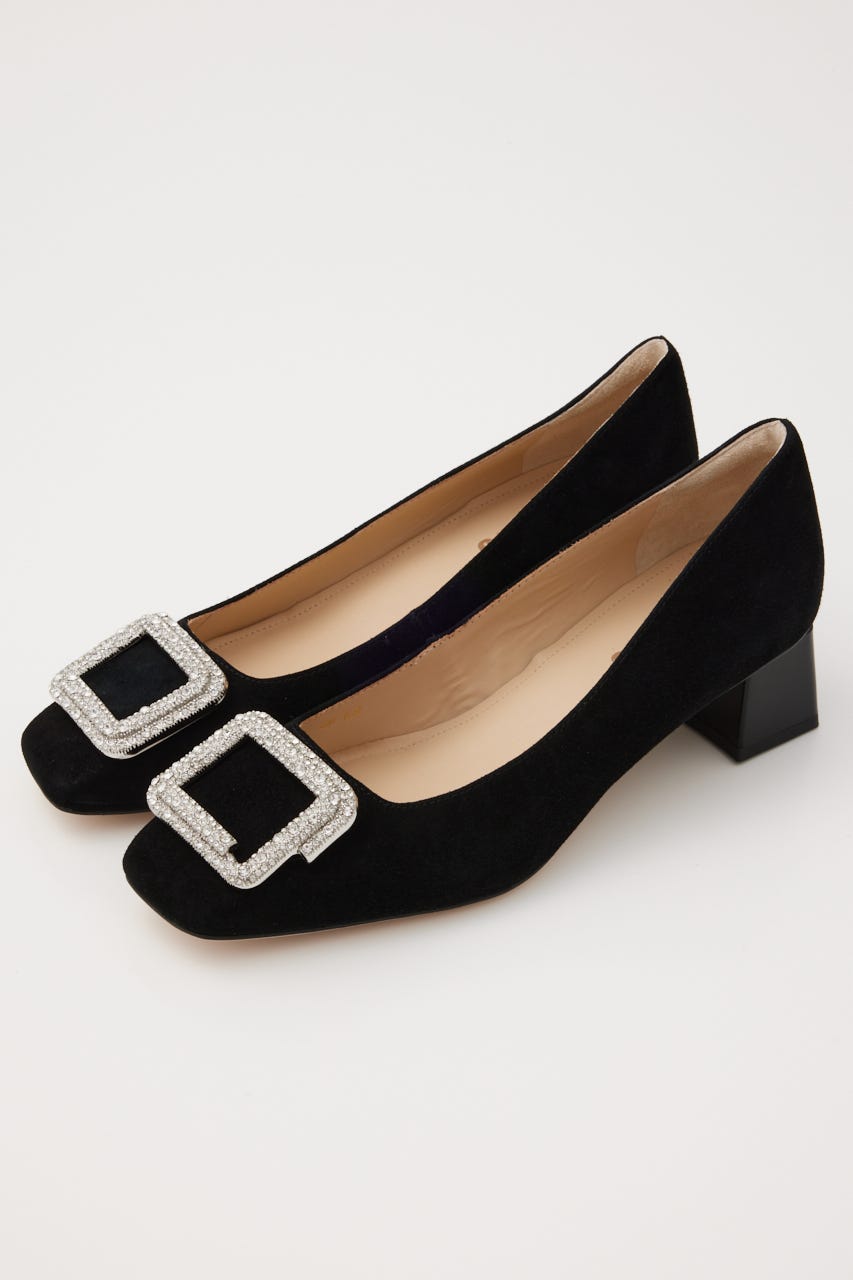 パドマバックルパンプス D/BLK 23.5cm
