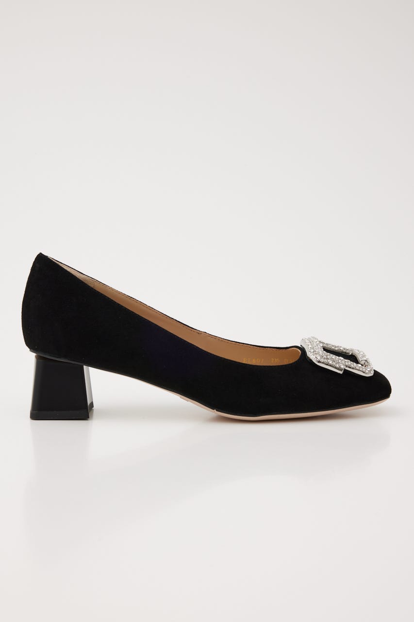 パドマバックルパンプス D/BLK 23.5cm