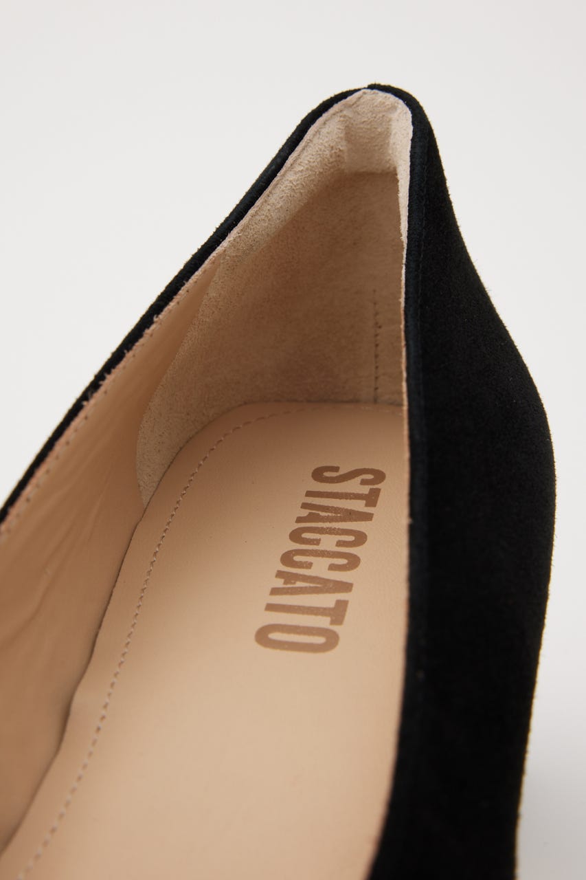 パドマバックルパンプス D/BLK 23.5cm