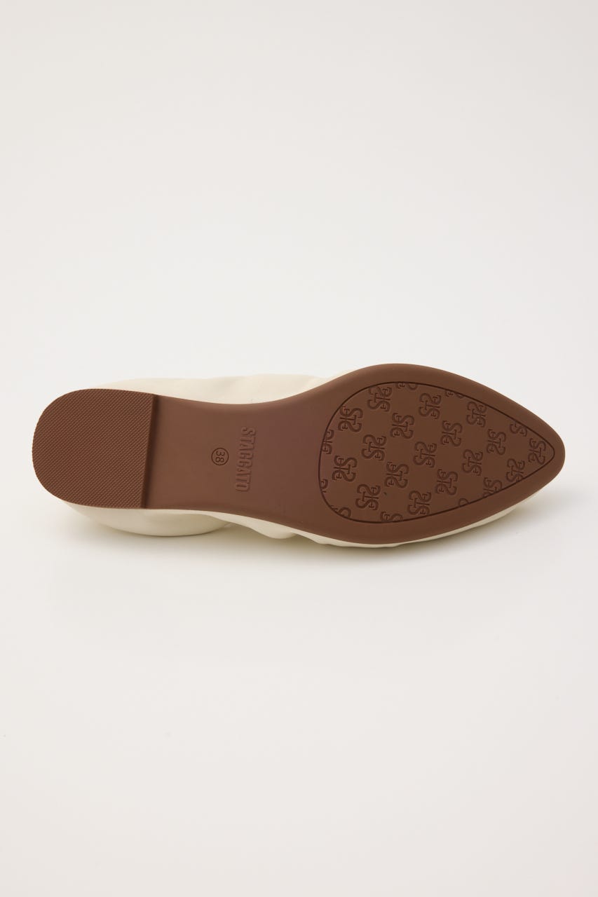 STACCATO | ビジューベルトライトバレエシューズ (スリッポン