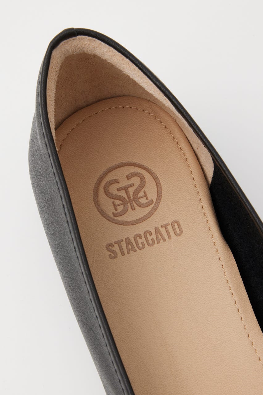 STACCATO ブラウン フラットシューズ 245 STACCATO | ミルーレフラットシューズ (スリッポン・フラット