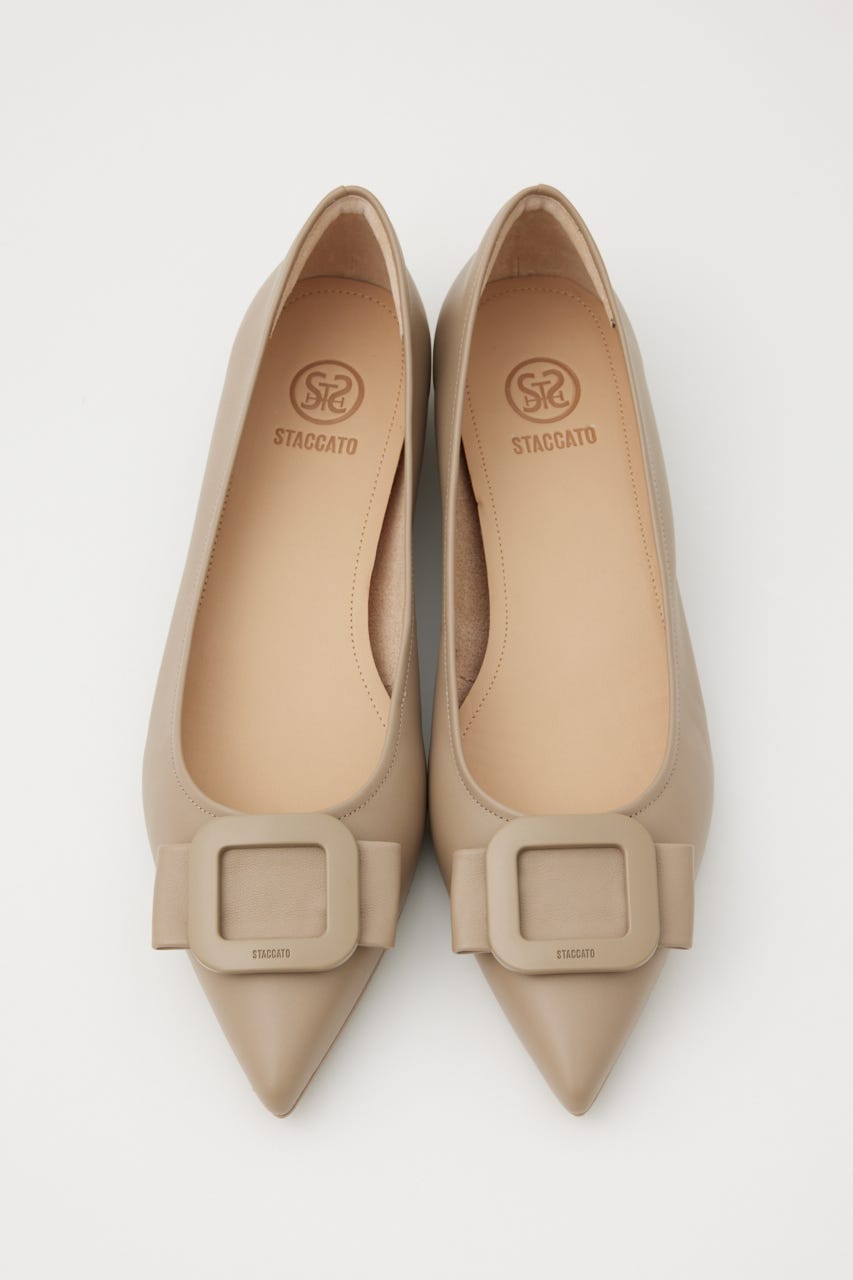 STACCATO ブラウン フラットシューズ 245 STACCATO | ミルーレフラットシューズ (スリッポン・フラット