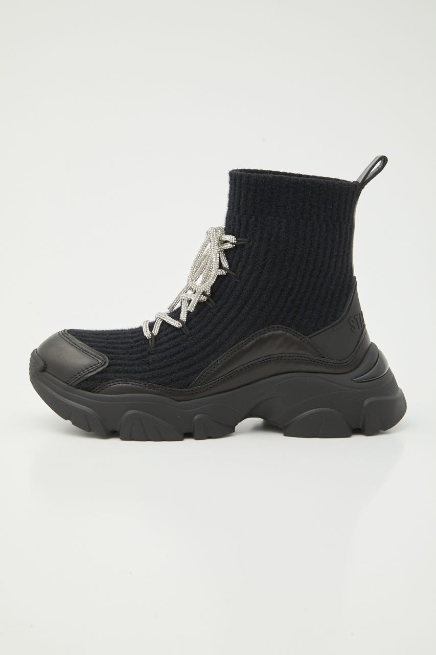 ドルチェコードスニーカーブーツ BLK 25.0cm