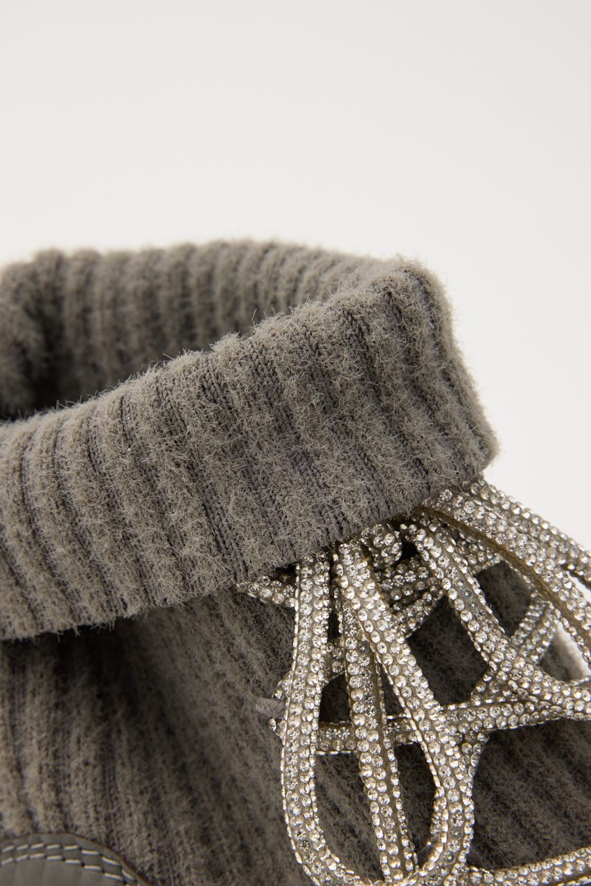 ドルチェコードスニーカーブーツ GRY 24.5cm